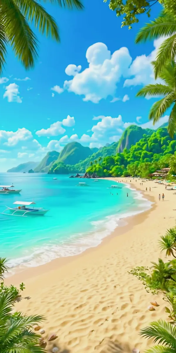 SUMMER TREATS - 3D WALLPAPER