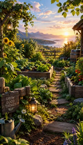 Garden Harvest - 3D Wallpaper 